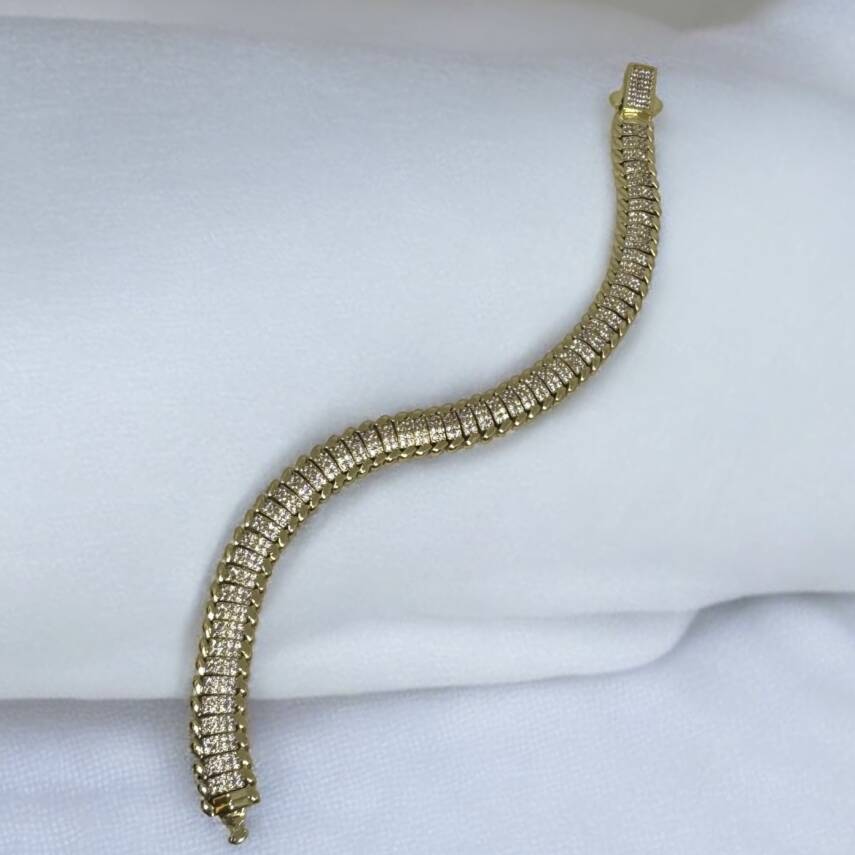 taşlı şık bileklik - 1